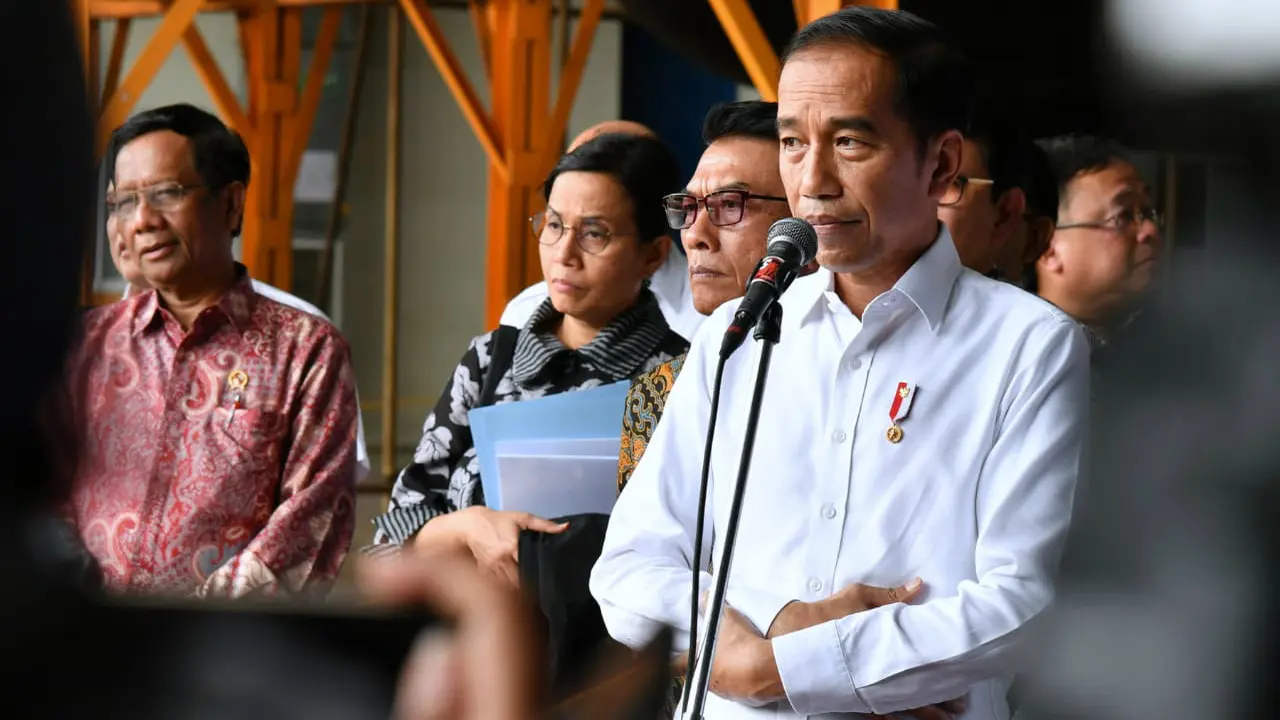 Presiden Joko Widodo atau Jokowi di Surabaya, Jawa Timur, Senin (27/1/2020). (foto: Biro Pers Setpres)