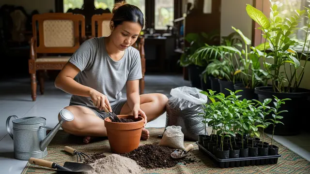 Cara Agar Pohon Buah Tidak Mandul dengan Persiapan Media Tanam yang Tepat/Gemini AI