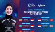 Nonton AVC Women's Nation Cup 2026 hanya di Vidio. (doc. vidio)