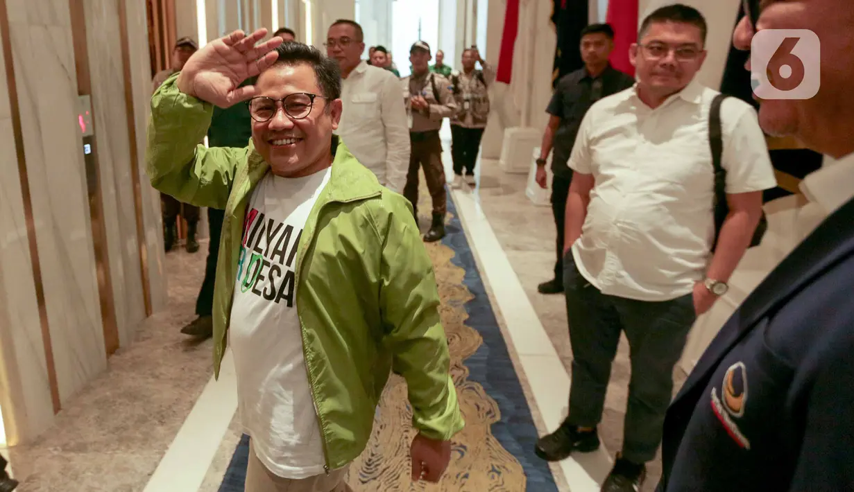 Bersama sejumlah pengurus teras PKB dan NasDem, Pertemuan antara PKB dan NasDem dijadwalkan akan membahas soal tim pemenangan. (Liputan6.com/Faizal Fanani)
