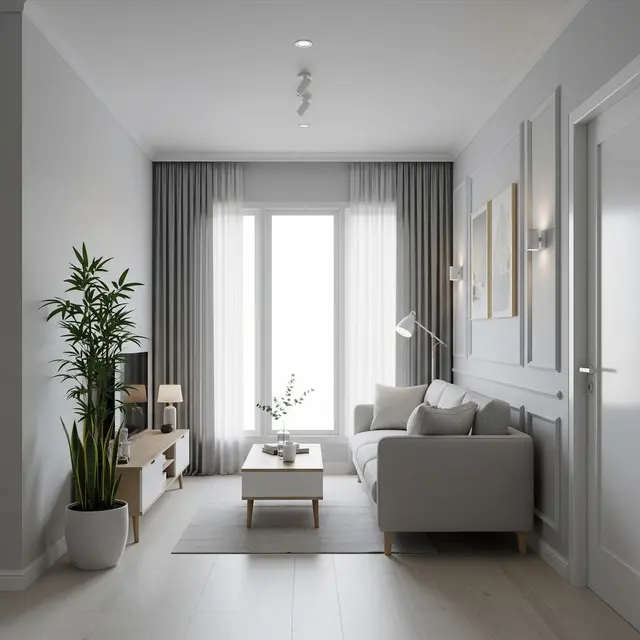 Inspirasi Ruang Tamu Sempit Sederhana Minimalis