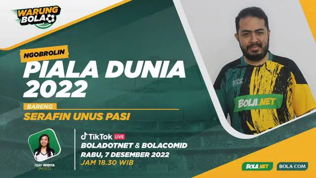 VIDEO: Ngobrolin Keseruan Piala Dunia 2022 di Warung Bola