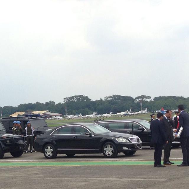 Raja Salman Menuju Istana Bogor Semobil Dengan Menag Lukman News Liputan6 Com