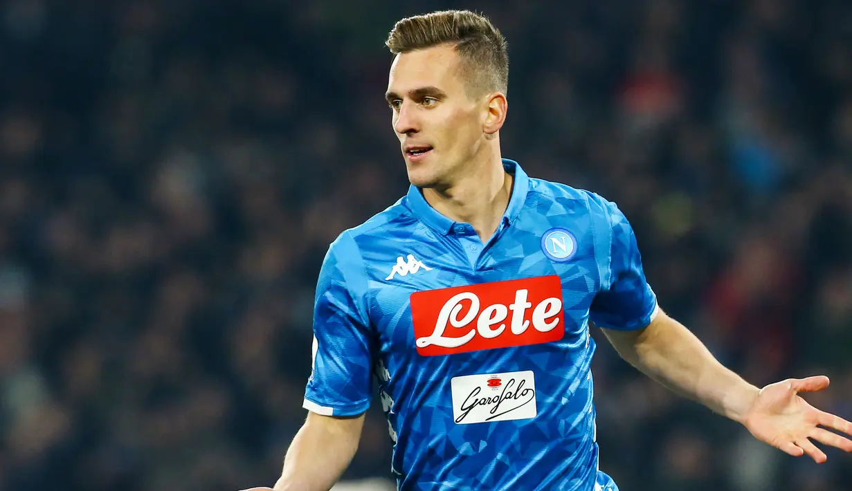 5. Arkadiusz Milik (Napoli) - 10 Gol. (AFP/Carlo Hermann)