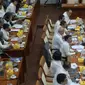 Raker Kementerian Komunikasi dan Informatika dengan Komisi I Dewan Perwakilan Rakyat (DPR) RI. (Liputan6.com/ Agustinus Mario Damar)