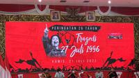 DPP PDI Perjuangan (PDIP) meminta kasus penyerangan kantor Partai Demokrasi Indonesia (PDI) pada 27 Juli 1996 untuk diusut tuntas dan aktor intelektualnya harus dihukum dan bertanggung jawab.