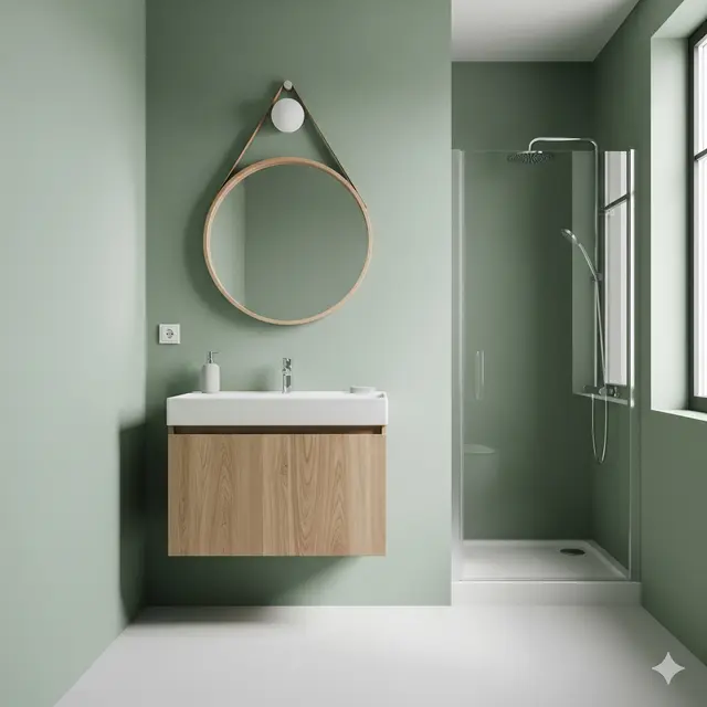 Inspirasi Rumah dengan Kamar Mandi Kecil tapi Elegan. Gemini