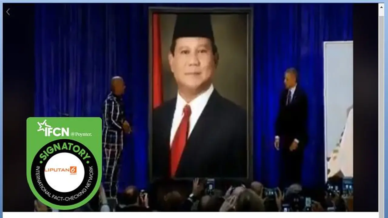 [Cek Fakta] Barack Obama Mengakui Prabowo Subianto Sebagai Presiden Indonesia?