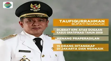 KPK operasi tangkap tangan belasan orang dari pemerintahan Nganjuk, termasuk sang Bupati, Taufiqurrahman.