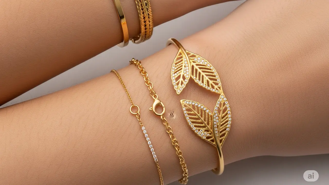 Model Gelang Emas 3 Gram Kekinian 2025.