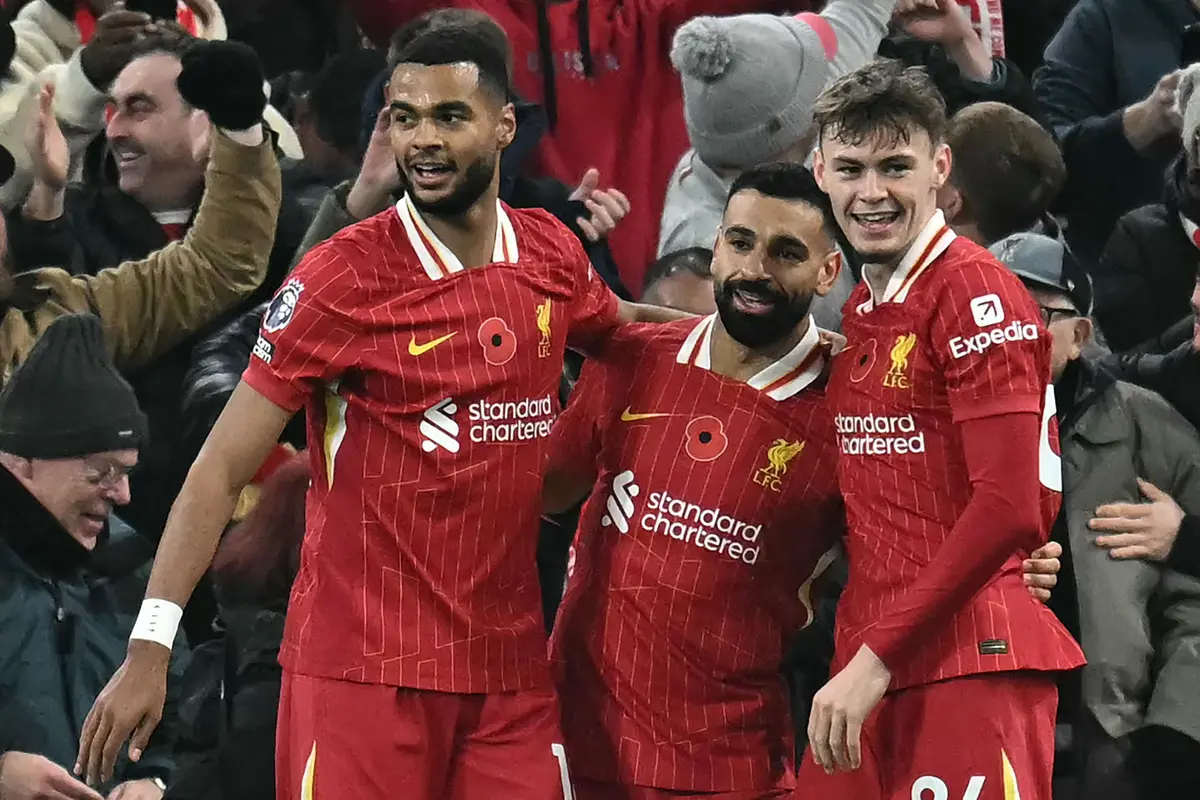 Foto: Kontribusi Penuh Mohamed Salah Bawa Liverpool Kukuh di Puncak Klasemen Liga Inggris