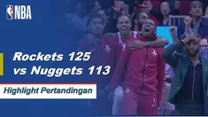 James Harden dan Clint Capela bergabung dengan 63 poin saat Houston menang atas Denver, 125 - 113.