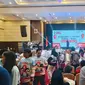Deklarasi relawan Prabowo-Gibran yang menamakan diri Mitra Energi Riau di salah satu hotel di Pekanbaru. (Liputan6.com/M Syukur)