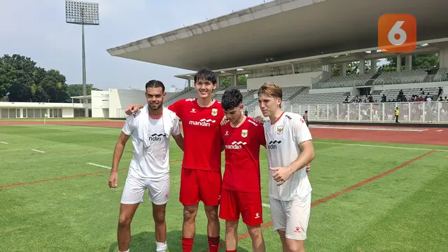 Jens Raven, Mitchell Baker, Mathew Baker, dan Luke Vickery - Timnas Indonesia