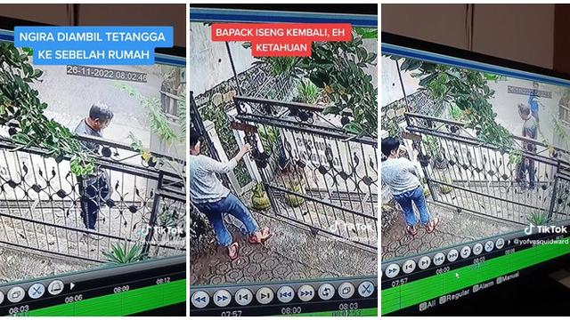 Aksi Jahil Bapak-Bapak Sembunyikan Gas Milik Tetangganya, Endingnya Kocak