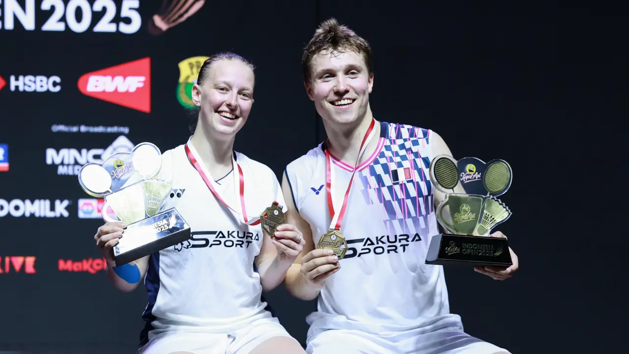 Thom Gicquel/Delphine Delrue - Indonesia Open 2025 - Bulu Tangkis