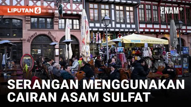 VIDEO: Seorang Pria Menyerang Pasangan dengan Asam Sulfat di Kafe di Jerman: 14 Orang Terluka