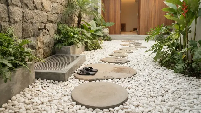 Model Tempat Wudhu Outdoor yang Sederhana tapi Nyaman