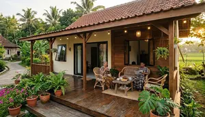 7 Desain Teras Rumah Kampung yang Adem dan Asri, Cocok untuk Bersantai