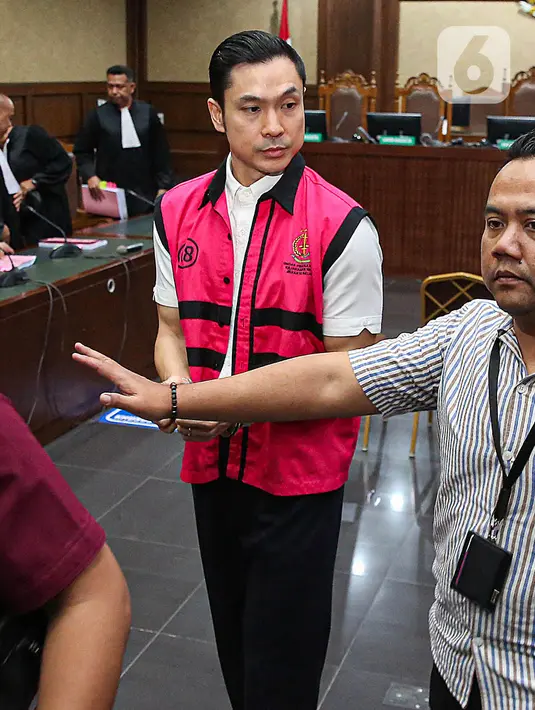 Terdakwa Harvey Moeis juga menyatakan tidak akan mengajukan eksepsi. (Liputan6.com/Angga Yuniar)