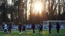 Pertandingan leg pertama antara Kroasia vs Prancis akan digelar di Stadion Poljud, Jumat (21/3/2025) pukul 02.45 dini hari WIB. (FRANCK FIFE/AFP)
