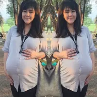 Kebahagiaan hidup Sissy Priscillia bertambah. 8 Agustus 2015, Sissy diakruniai anak kedua. Foto: Instagram