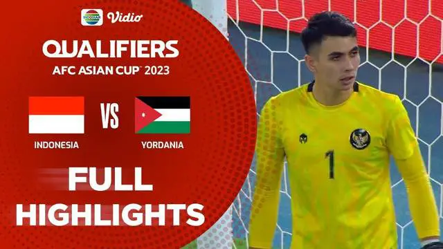 VIDEO: Highlights Timnas Indonesia Kalah 0-1 dari Yordania di Kualifikasi Piala Asia 2023