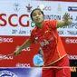 Tunggal putri Gregoria Mariska menjadi satu-satunya wakil Indonesia yang lolos ke babak ketiga Asia Junior Championships 2015 di Bangkok, Thailand (Humas PP PBSI)