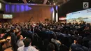 Suasana peringatan HUT ke-17 Partai Demokrat yang dihadiri pengurus parpolnya dari seluruh Indonesia di Jakarta, Senin (17/9). Acara itu digelar dengan tema Utamakan Rakyat dan Bangun Politik Yang Beradab. (Merdeka.com/Iqbal S Nugroho)