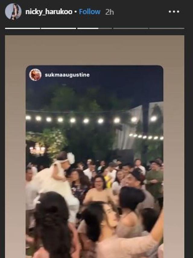 Glenn Fredly dan Mutia Ayu (Foto: Instagram/@nicky_harukoo)