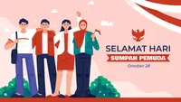 Ilustrasi Sumpah Pemuda. (Image by Freepik)