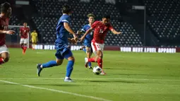 Bersama Timnas Indonesia, ia telah tampil 9 kali di level senior sejak debutnya di bawah pelatih Luis Milla saat melawan Myanmar dalam laga persahabatan yang berakhir dengan kekalahan 1-3, 21 Maret 2013. Performanya meningkat tajam sejak dibesut pelatih Shin Tae-yong. (Dok. PSSI)