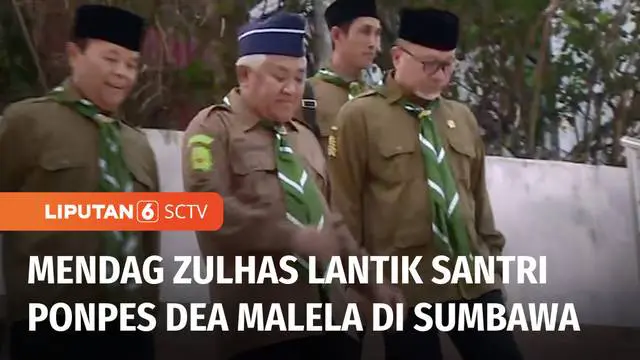 Memasuki tahun ajaran baru, Menteri Perdagangan Zulkifli Hasan dan Wakil Ketua MPR Hidayat Nur Wahid melantik santri baru di sebuah pesantren di Sumbawa, Nusa Tenggara Barat. Zulkifli Hasan berpesan agar santri bersungguh-sungguh dalam meraih cita-ci...