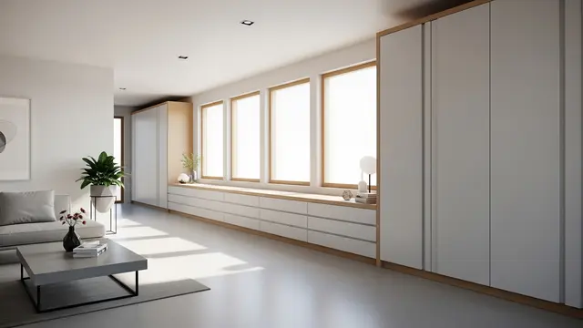 Model Rumah Mungil dengan Penyimpanan Tersembunyi