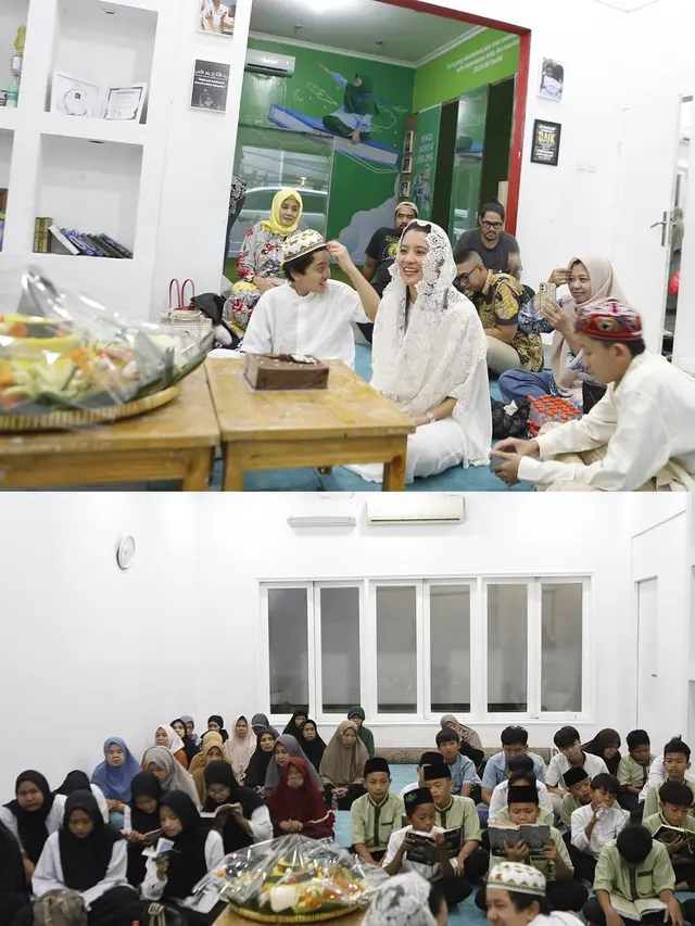6 Potret Ultah Marcella Zalianty ke-45, Gelar Buka Puasa Bersama Anak Yatim