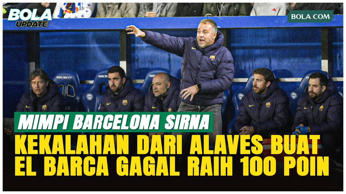 Barcelona Tumbang dari Alaves, Mimpi Raih 100 Poin Resmi Berakhir!