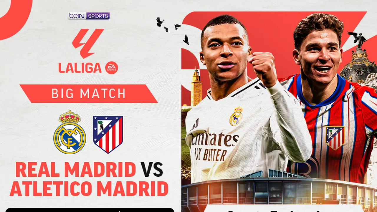 Live Streaming Big Match La Liga: Real Madrid vs Atlético Madrid di Vidio Pekan Ini