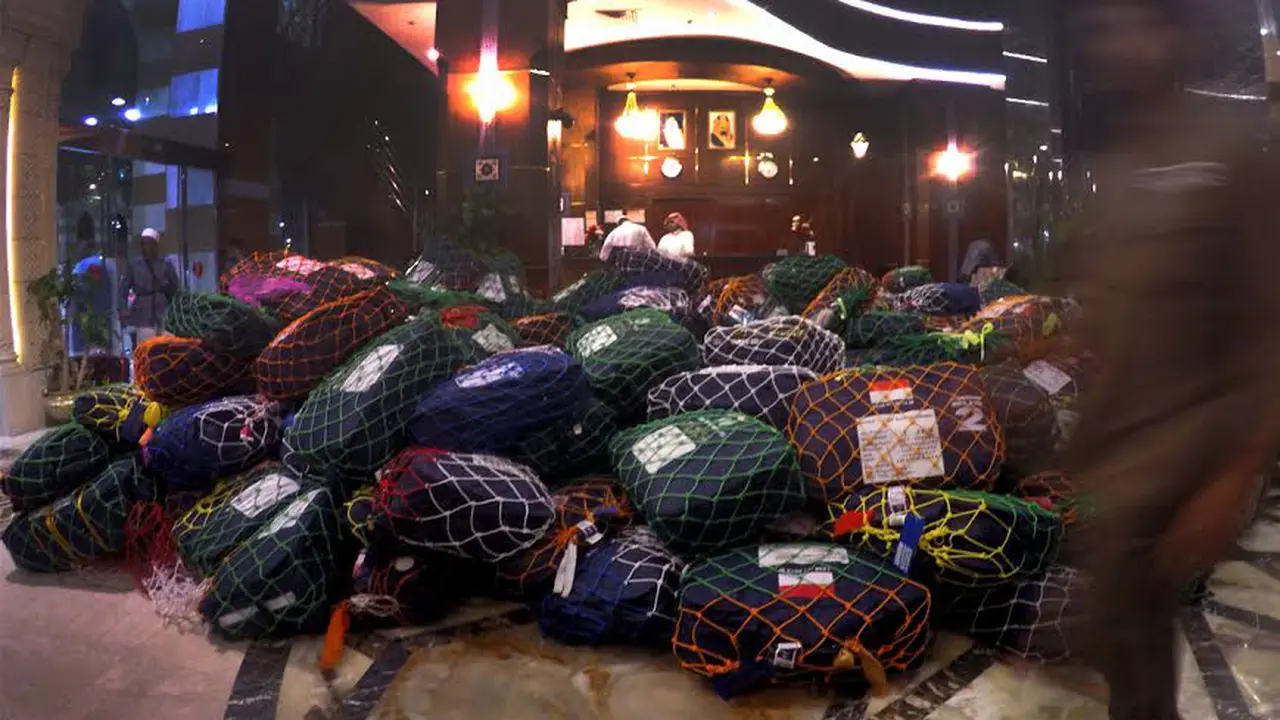 Koper jemaah calon haji Indonesia 