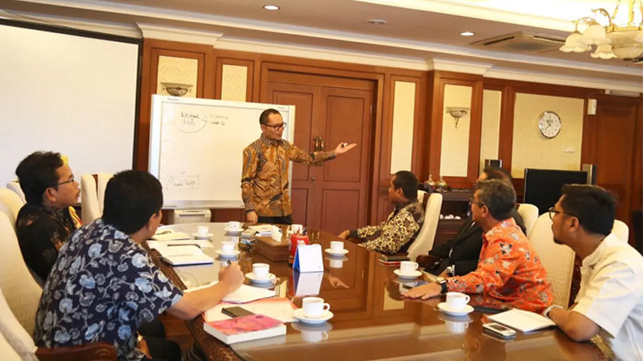 Audiensi APINDO dengan Mentri Ketenagakerjaan M Hanif Dhakiri, Jumat, 22 September 2017.