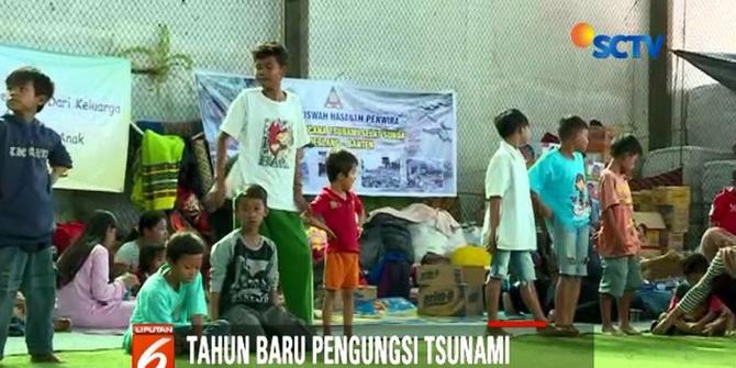 Ratusan Korban Tsunami Banten Bertahan di Pengungsian Jelang Tahun Baru