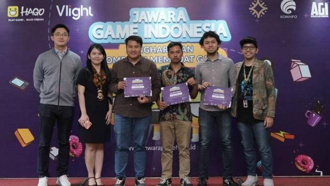 5 Pemenang Kompetisi Jawara Game Indonesia. Dok: HAGO