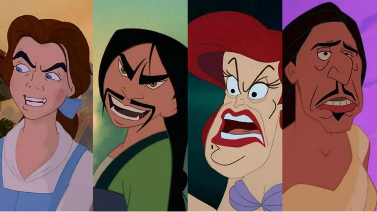 Seorang seniman Photoshop membuat beberapa meme menggunakan beberapa karakter dari berbagai kartun Disney.