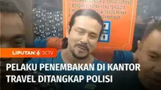 Pelaku penembakan di sebuah kantor travel yang terjadi di kawasan Jatinegara, Jakarta Timur, ditangkap aparat Polres Jakarta Timur. Mantan suami dari artis Dina Lorenza ini ditetapkan sebagai tersangka dan disangkakan pasal percobaan pembunuhan dan k...