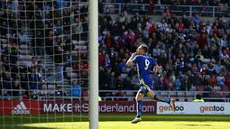 2. Jamie Vardy (Leicester), 22 gol dari 34 penampilan. (AFP/Lindsey Parnaby)