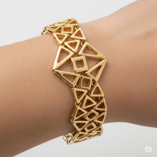 Model Gelang Emas 22 Karat 5 Gram Unik.