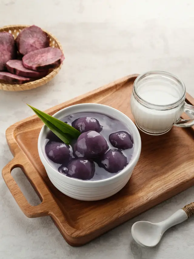 bubur candil ubi ungu