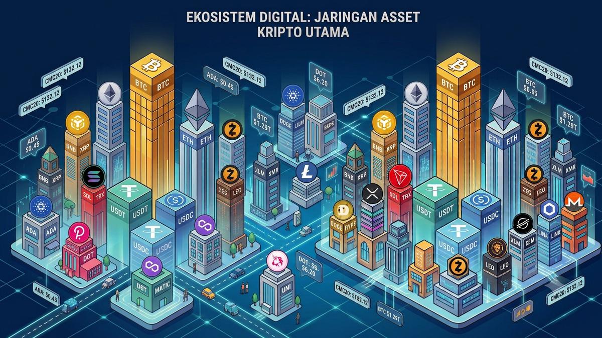 Harga Kripto Hari Ini 28 Juli 2026: Bitcoin, Ethereum hingga XRP Kompak Merosot