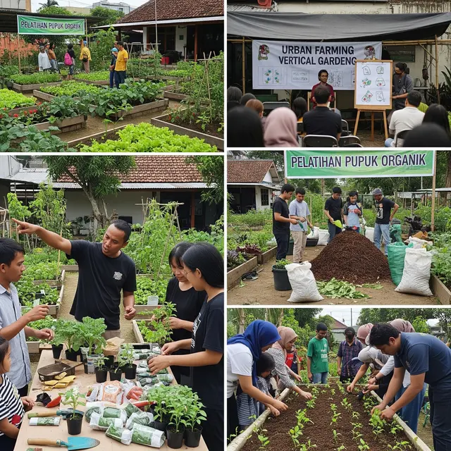 Konsep Kebun Sayur Bersama yang Bisa Jadi Daya Tarik Wisata (AI)