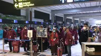 PT Angkasa Pura II membuka Terminal 2F untuk melayani penerbangan umrah dari maskapai penerbangan Lion Air, mulai 1 Oktober 2022. Dok: AP 2