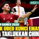 Detik-Detik Ubed Kunci Emas Indonesia di Asian Games 2026, Tundukkan China di Laga Penentuan